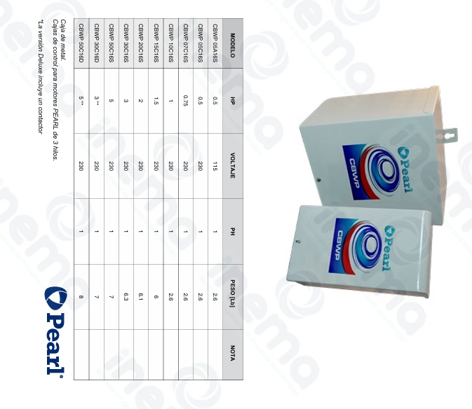 Cajas de Arranque Pearl